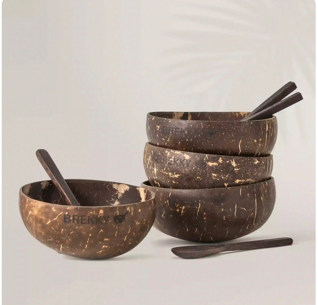 set 4 bowl + cuillères